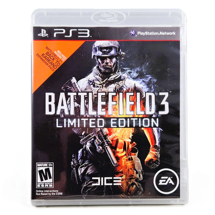 Battlefield 3 Limited Edition PlayStation 3 Good - Official Front Artwork Of Physical Release