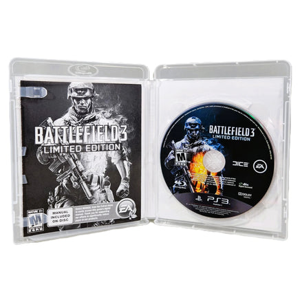 Battlefield 3 Limited Edition PlayStation 3 Good - Complete-In-Box View With Disc And Booklet