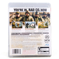 Battlefield Bad Company PlayStation 3 Very Good - Authentic Retail Back Panel With Description Text