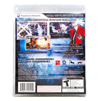 Blazblue Calamity Trigger PlayStation 3 Good CIB - Rear Cover Design Showing Details And Screenshots