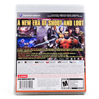 Borderlands 2 PlayStation 3 Good CIB - Back Cover Art Highlighting Official Case Layout