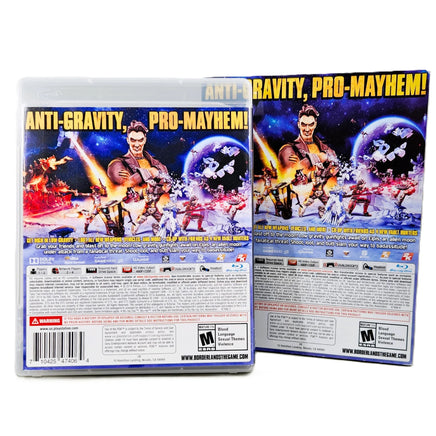 Borderlands The Pre-sequel PlayStation 3 Like New CIB - Authentic Game Case Rear Artwork Shown
