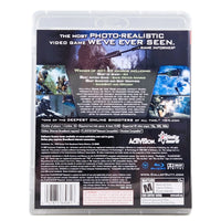 Call Of Duty 4 Modern Warfare PlayStation 3 Good CIB - Back Side Of Retail Case With Full Artwork