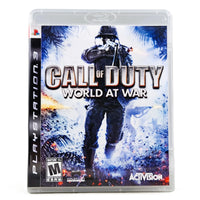 Call Of Duty World At War PlayStation 3 Good CIB - Retail Game Case Showing Full Front Art
