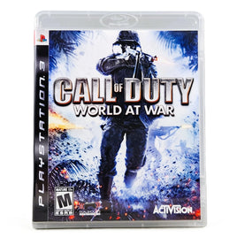 Call Of Duty World At War PlayStation 3 Good CIB - Retail Game Case Showing Full Front Art