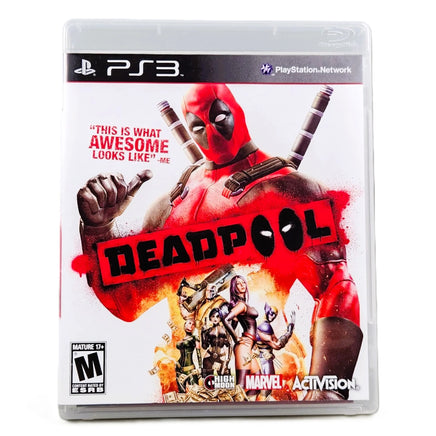 Deadpool PlayStation 3 Very Good CIB - Main Cover Art From Official Case Design