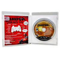 Deadpool PlayStation 3 Very Good CIB - Open Game Box Showing Contents And Manual