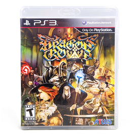 Dragon's Crown PlayStation 3 Good CIB - Retail Game Case Showing Full Front Art