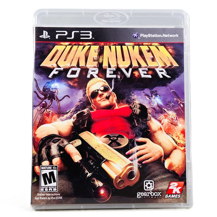 Duke Nukem Forever PlayStation 3 Like New CIB - Front Sleeve Artwork From Retail Version