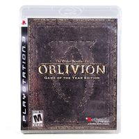 Elder Scrolls IV Oblivion Game Of The Year PlayStation 3 Like New CIB - Authentic Game Case Front Panel Shown