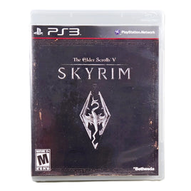 Elder Scrolls V Skyrim PlayStation 3 Very Good CIB - Retail Front Artwork Highlighting Title