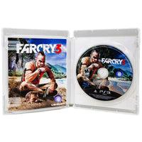Far Cry 3 PlayStation 3 Very Good - CIB View Of Open Case With Disc Properly Seated