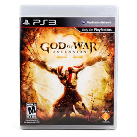 God Of War Ascension PlayStation 3 Very Good CIB - Main Cover Art From Official Case Design