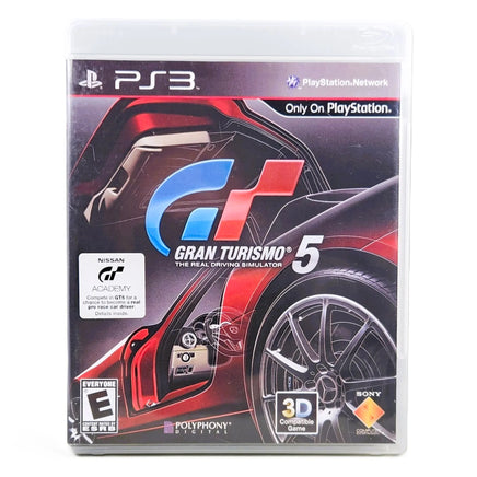 Gran Turismo 5 PlayStation 3 Acceptable CIB - Front Sleeve Artwork From Retail Version
