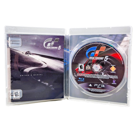 Gran Turismo 5 PlayStation 3 Acceptable CIB - Interior Case View Highlighting Disc And Artwork