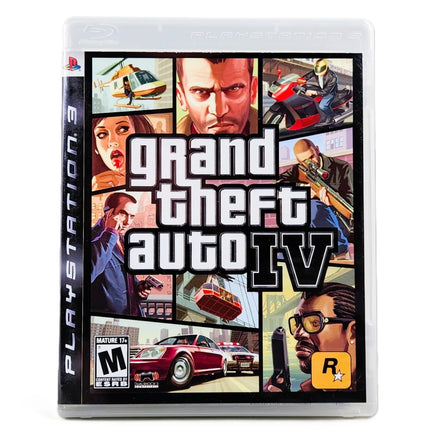 Grand Theft Auto IV PlayStation 3 Very Good CIB - Retail Front Artwork Highlighting Title