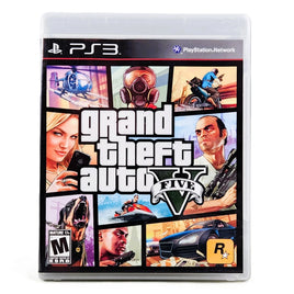 Grand Theft Auto V PlayStation 3 Very Good CIB - Front Cover Design Of Retail Game Case