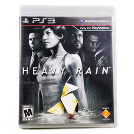 Heavy Rain PlayStation 3 Very Good CIB - Original Cover Illustration Of Game Case