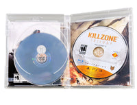 Killzone Trilogy Collection PlayStation 3 Good CIB - Open Game Case Showing Contents And Disc