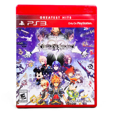 Kingdom Hearts HD 2.5 Remix Greatest Hits PlayStation 3 Good CIB - Front-Facing Image Of Authentic Game Box