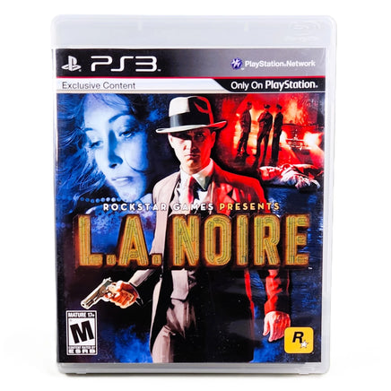 LA Noire PlayStation 3 Very Good CIB - Front Sleeve Artwork From Retail Version