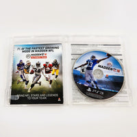 Madden Nfl 16 Playstation 3 Very Good - Open Case Displaying Game Contents
