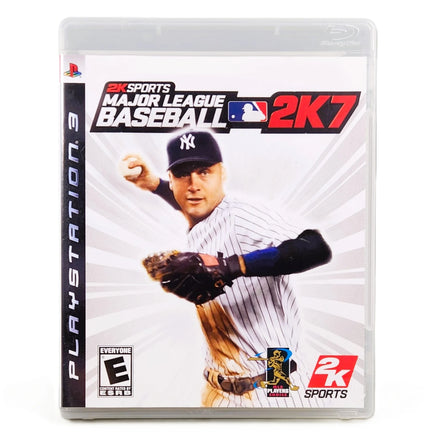 Major League Baseball 2K7 PlayStation 3 Very Good CIB - Front Cover Design Of Retail Game Case