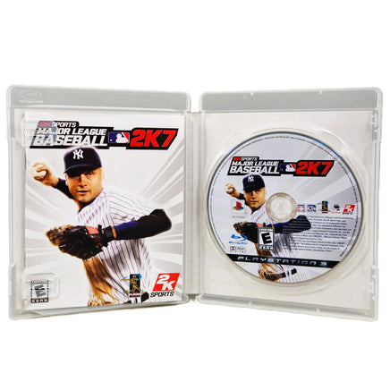 Major League Baseball 2K7 PlayStation 3 Very Good CIB - Open Case Showing Disc, Artwork, And Manual