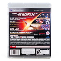 Mass Effect 2 PlayStation 3 Like New CIB - Rear Cover Design Showing Details And Screenshots