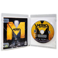 Metro Last Light Limited Edition PlayStation 3 Very Good CIB - Inside Retail Case Displaying Game Contents