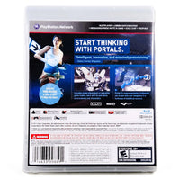 Portal 2 PlayStation 3 Very Good CIB - Game Case Rear Side Featuring Artwork And Text