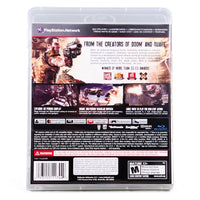 Rage PlayStation 3 Good CIB - Retail Back Sleeve Showcasing Features And Art