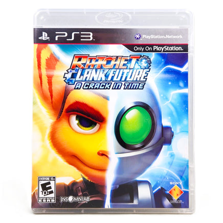 Ratchet Clank Future A Crack In Time PlayStation 3 Good CIB - Authentic Game Case Front Panel Shown