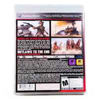 Red Dead Redemption PlayStation 3 Like New CIB - Original Packaging Back View Of Physical Copy