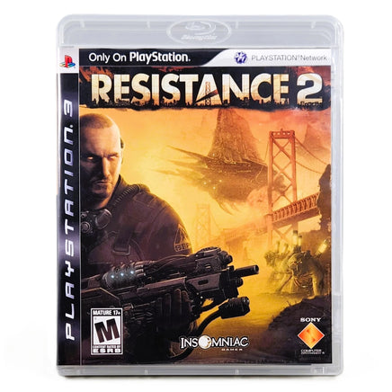 Resistance 2 PlayStation 3 Very Good CIB - Authentic Game Case Front Panel Shown