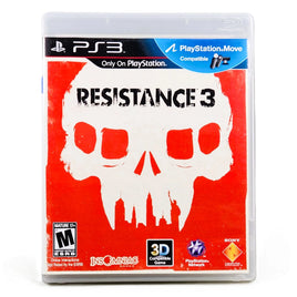 Resistance 3 PlayStation 3 Very Good CIB - Retail Front Artwork Highlighting Title
