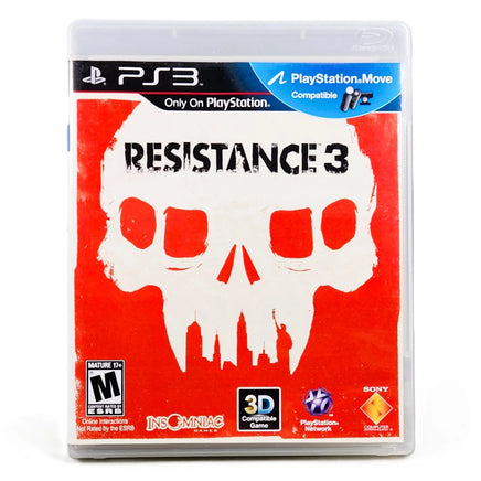 Resistance 3 PlayStation 3 Very Good CIB - Retail Front Artwork Highlighting Title