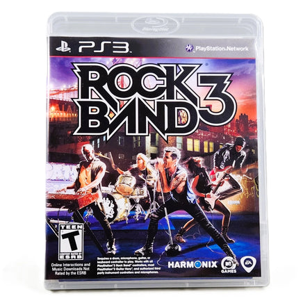 Rock Band 3 PlayStation 3 Very Good CIB - Original Cover Illustration Of Game Case