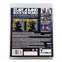 Rock Band PlayStation 3 Acceptable CIB - Rear Cover Design Showing Details And Screenshots