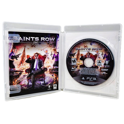 Saints Row IV Commander In Chief Edition PlayStation 3 Very Good CIB - Disc And Instruction Manual Shown Inside Case