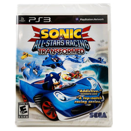 Sonic Allstars Racing Transformed Playstation 3 Brand New - Front Cover Art Shown