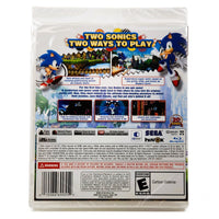 Sonic Generations Greatest Hits Playstation 3 Brand New - Back Cover Of Game Case