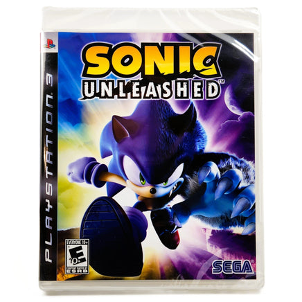 Sonic Unleashed Playstation 3 Brand New - Game Case Front Artwork