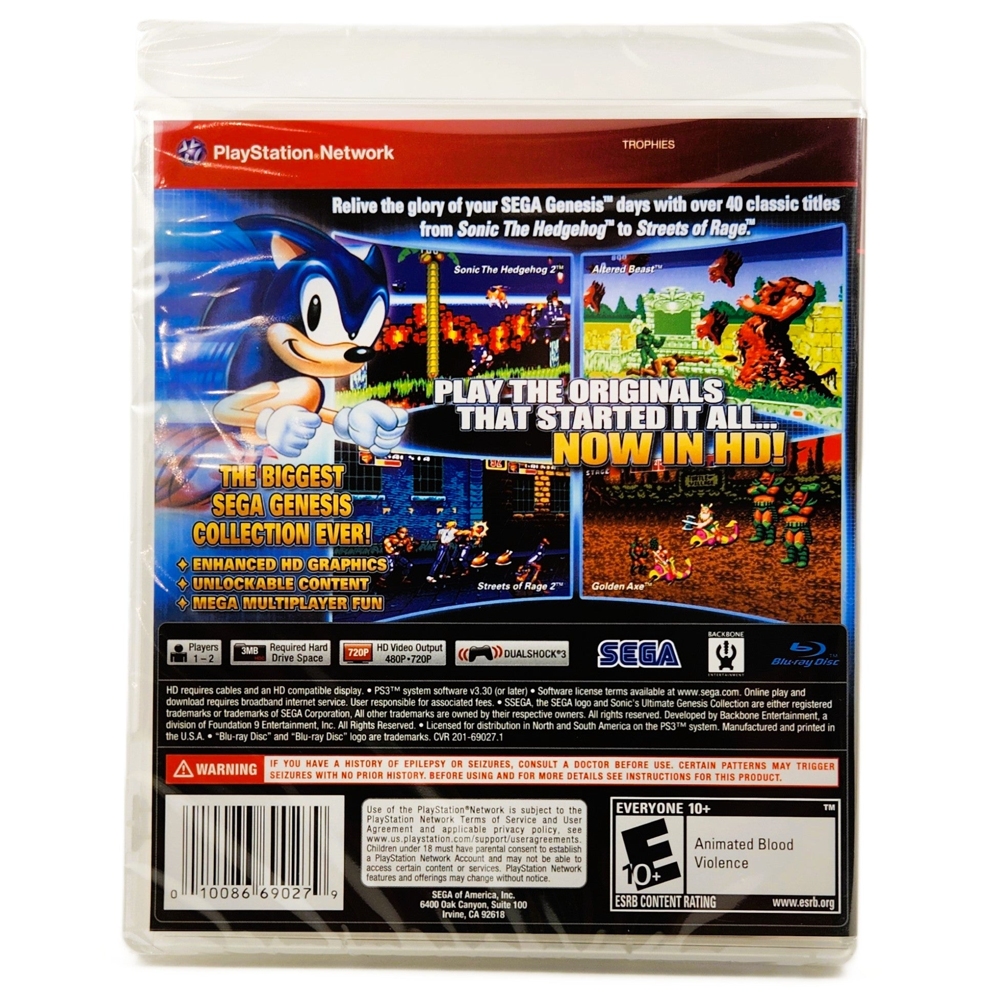 Sonic's Ultimate Genesis Collection PS3 | Sealed Greatest Hits