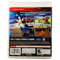 Sonics Ultimate Genesis Collection Greatest Hits Playstation 3 Brand New - Authentic Back Cover Art