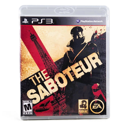 The Saboteur PlayStation 3 Like New CIB - Authentic Game Case Front Panel Shown
