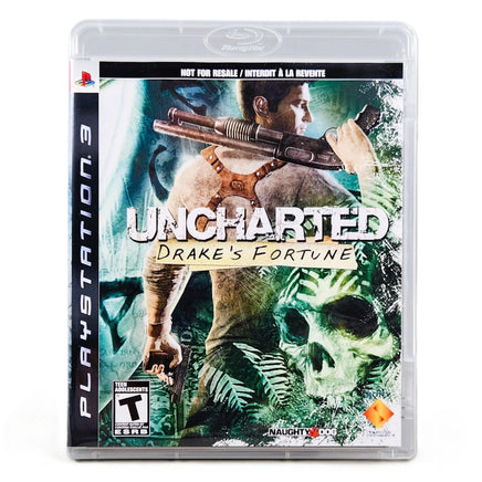 Uncharted Drake's Fortune NFR PlayStation 3 Like New CIB - Official Front Artwork Of Physical Release