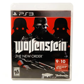 Wolfenstein The New Order Playstation 3 Very Good - Authentic Front Cover Art