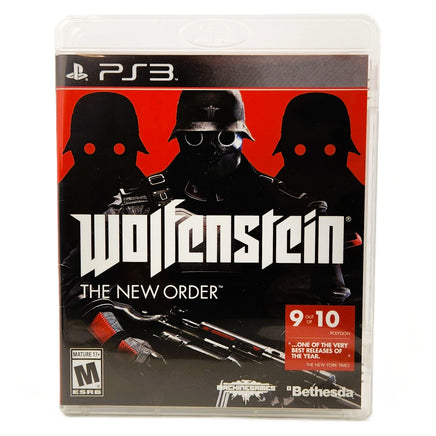 Wolfenstein The New Order Playstation 3 Very Good - Authentic Front Cover Art