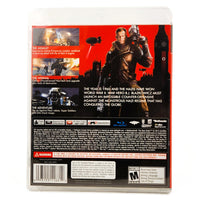 Wolfenstein The New Order Playstation 3 Very Good - Authentic Back Cover Art